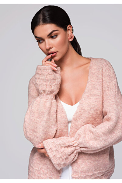 OMBRE Dámský svetr LW-SWCD-0103 - růžový