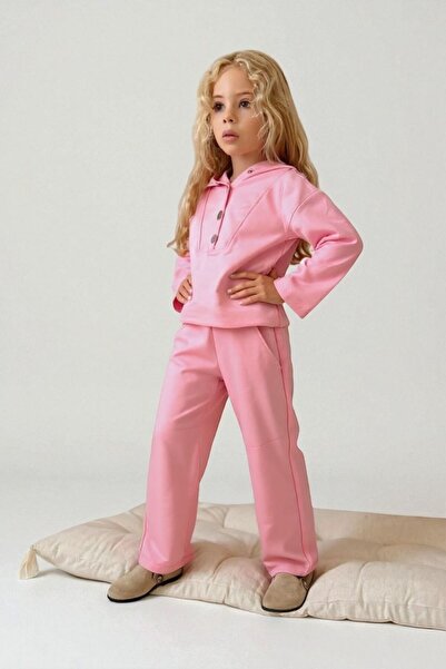 morbella Girl's Top and Bottom Set Sweatshirt and Pants Comfortable Casual Co...