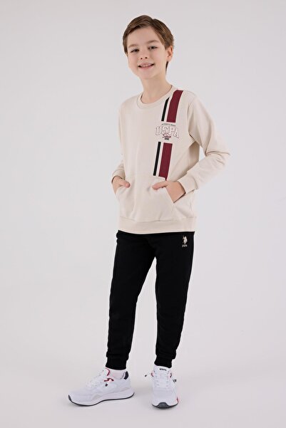 U.S. Polo Assn. Boys' Tracksuit Set Three Yarns Without Shardon
