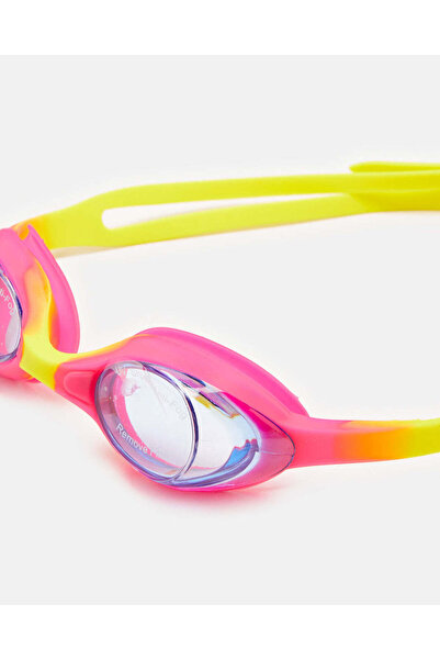 REDTAG Pink And Yellow Kids Swimming Goggle Anti Fog
