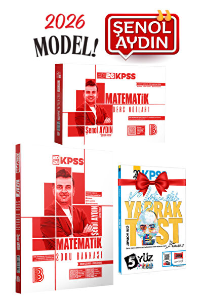 Yargı Yayınları Benim Hocam Yayınları 2026 KPSS | Şenol Aydın Matematik Ders ...