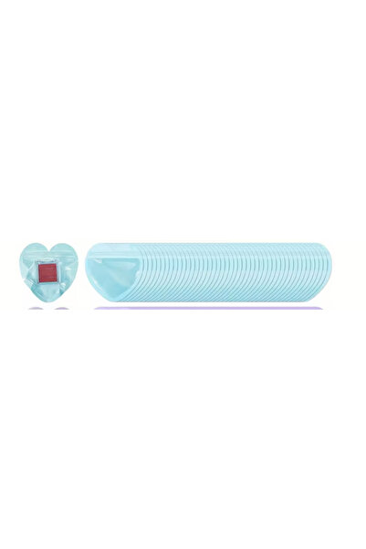 RTRRH Aşk Kalp Şekilli Plastik Poşetler - Şeffaf, Tekrar Kullanılabilir, Karı...