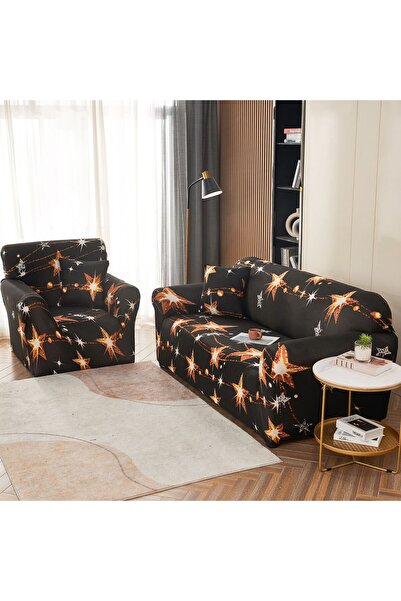 Inovius Set of 3-Seater Sofa Covers, 2-Seater Sofa and 2 Modern Elastic Armch...