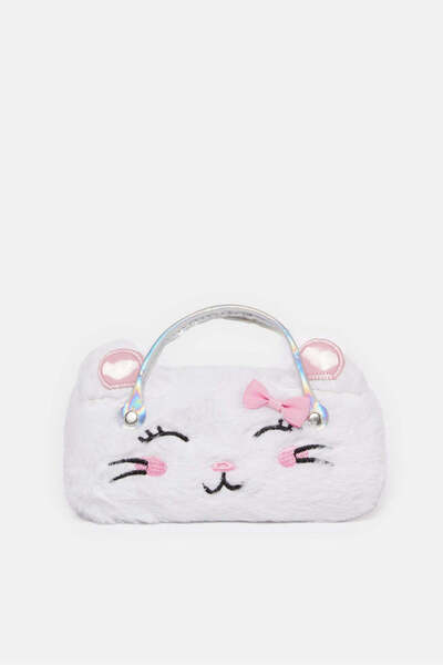 REDTAG Girls Pink Heart Sunglasses With Embellished Case