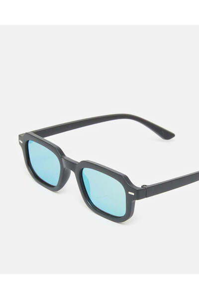 REDTAG Boys Black Wayfarer Sunglasses With Revo Effect