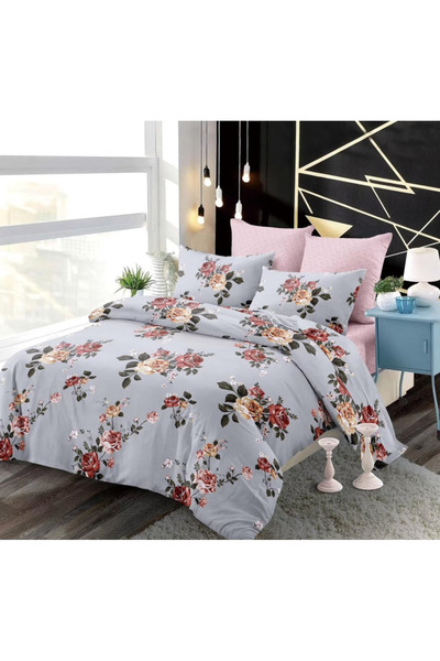 Inovius Fine Cotton Bed Linen 6 Pieces with Elastic - CPL158