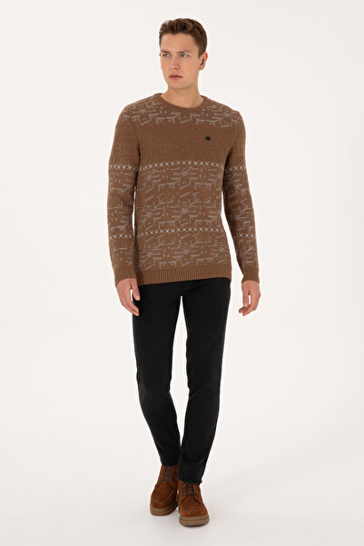 U.S. Polo Assn. Men's Brown Sweater 50308237-Vr029