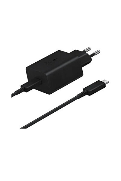 Samsung 45w Süper Hızlı Orijinal Şarj Cihazı ( Adaptör + 1.8m Kablo ) EP-T4510XBEGEU A36 / A56