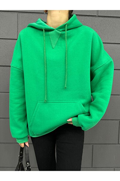 HİJABAYA Ιδρώτας με κουκούλα καγκουρό Pocket Ribbed