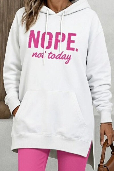 GENCULUS    Women's Long Sleeve Hooded Lace up Viscose Two Thread Sweat