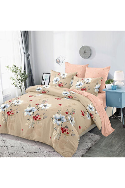 Inovius Fine Cotton Bed Linen 6 Pieces with Elastic - DNA143