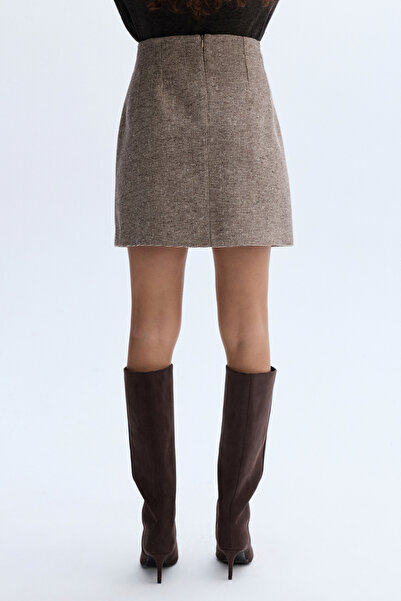 Mudo Plaid mini skirt