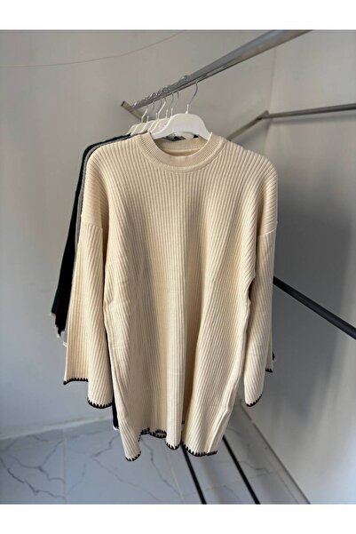 Butik KADIN ÇOBAN DİKİŞLİ TRİKO TUNİK