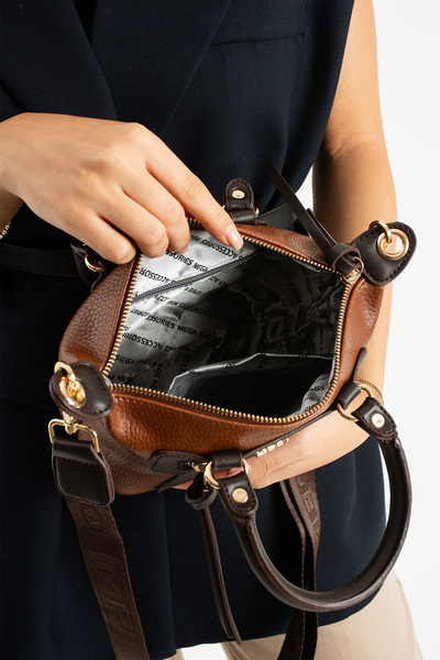 Mega & Polo Lisbon Soft Leather Multi-Compartment Adjustable Strap Cross Shoulder and Women's Handbag