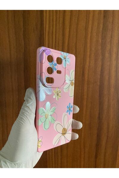 Newon Infinix Note 50 Pro Daisy Flower Printed Inside Velvet Silicone Phone Case