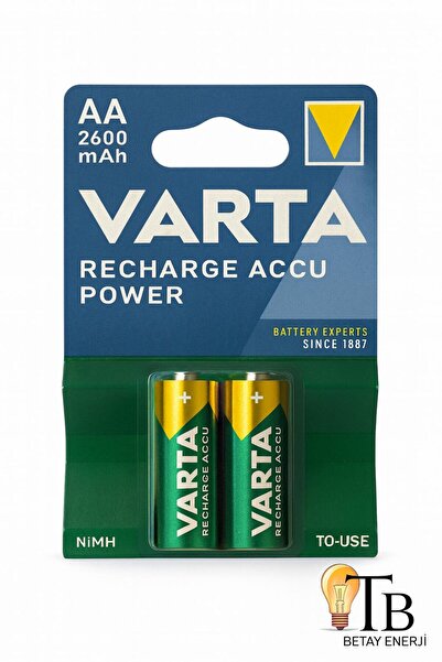 Varta 🔋 AA 2600 mAh Şarj Edilebilir Pil