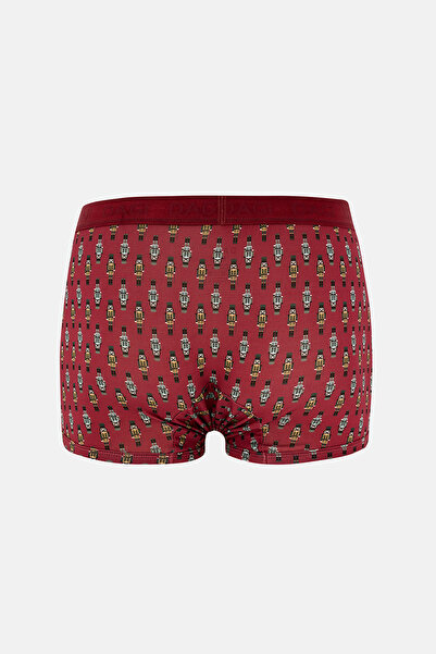 Dagi Μπόξερ με σχέδιο κόκκινο-πράσινο 4210 Micro Modal