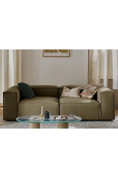 Vivense LENA İKİLİ KETEN KOLTUK, YEŞİL