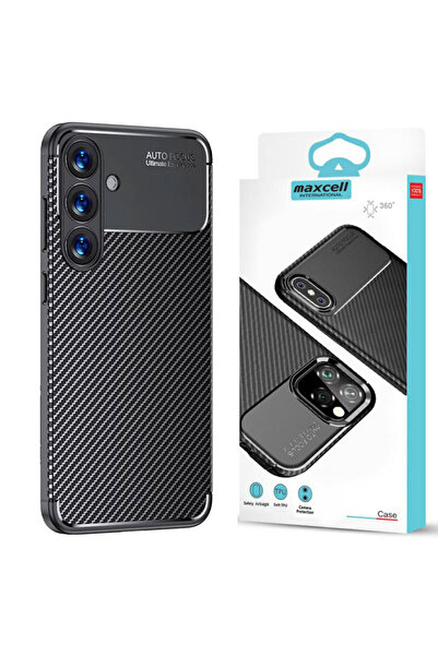 TelcoMag Husa AutoFocus » Samsung S25, Carbon Grain, Negru