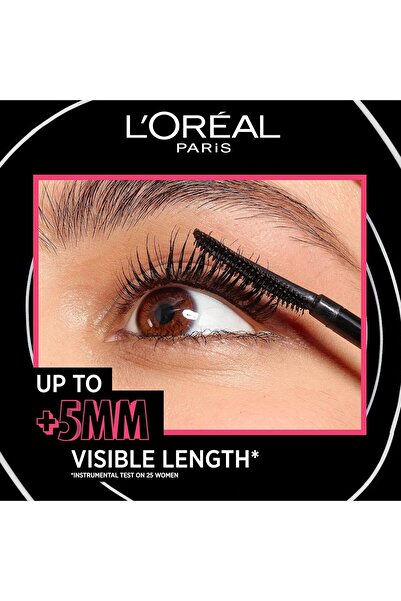 L'Oreal Paris Rimel Telescopic Mascara, Telescopic Lift, Black, 9.9ml