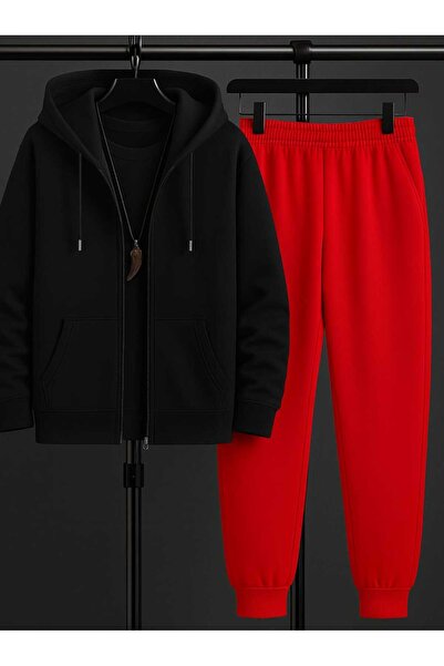 BRLKN Men's Hooded Jacket Tracksuit Set