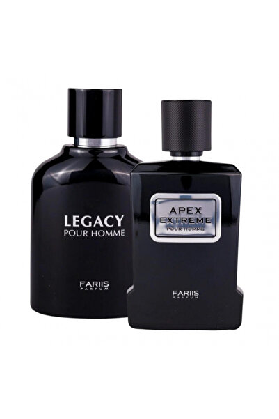 Fariis Set of 2 men's perfumes: Apex Extreme 100 ml + Legacy 100 ml