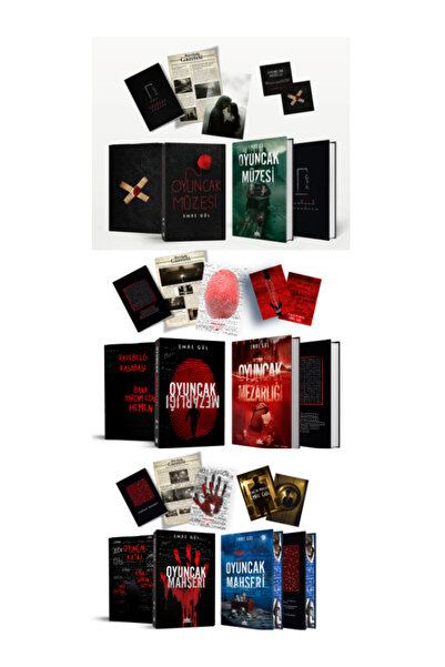 Ephesus Yayınları Guardıan Oyuncak Mezarlığı-Müzesi Ciltli Kutulu Set-Oyuncak Mahşeri Yan Boyamalı Ciltli Kutulu Set