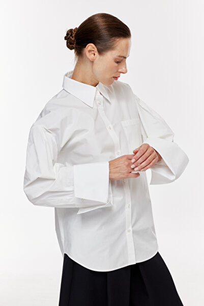 Jorbinol Oversized Shirt with Cuff Sleeves