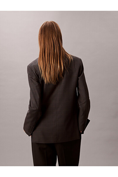 Calvin Klein Houndstooth Blazer