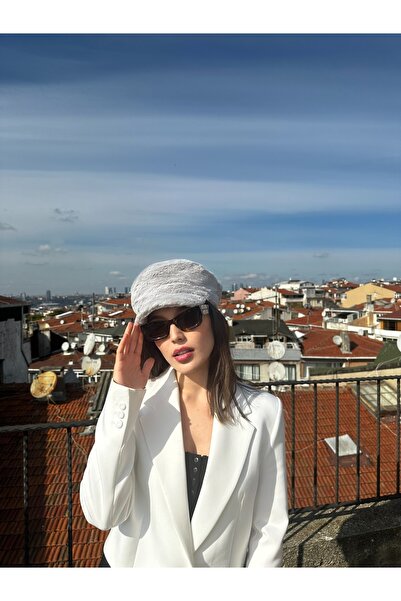 Mollycrush Newsboy Winter Newsboy Cap Plush Captain Women's Cap