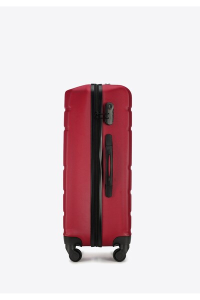 Wittchen Men's Set of Red ABS Grooved Suitcases