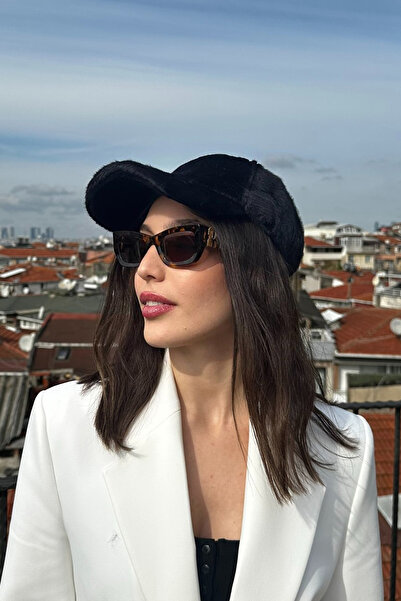 Mollycrush Women's Plush Visor Hat – Winter Trend Cap Sports Hat