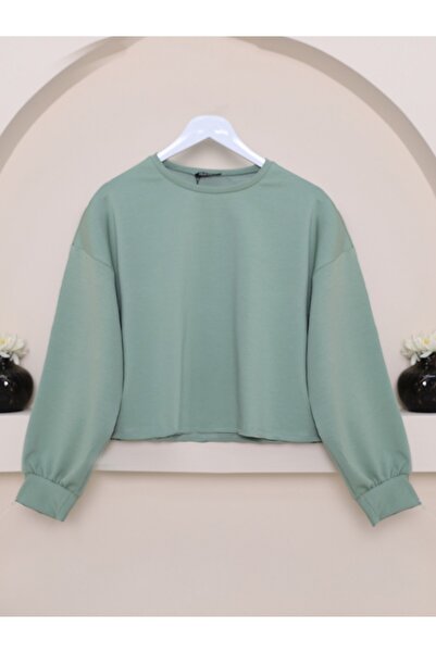 HİJABAYA 2 ίνες O oversized Crop Sweat