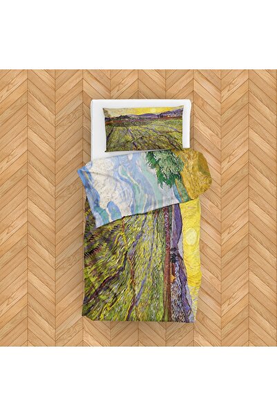 The Lucid Lab Cypress Tree Wheat Field & Rising Sun Sunny Field Wheat Field D...
