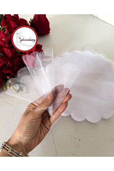 Gelincimherşey 100’lü Dilimli Kesilmiş Organze Tül 26 cm
