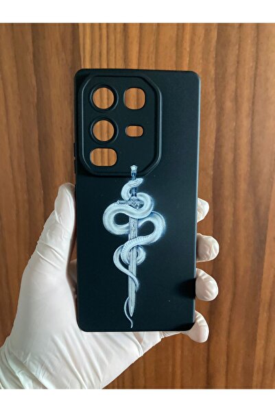 Newon Infinix Note 50 Pro Snake Printed Inside Velvet Silicone Phone Case