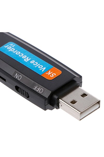 zola Mini USB stick recorder, plastic, 70x21x9.4 mm, black