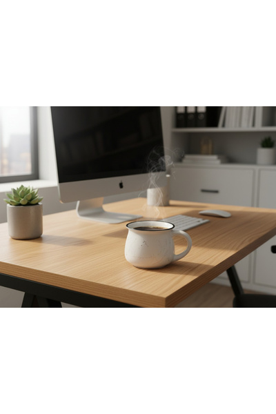 Elista Ceramic Mug Cup Silvery Patterned Colorful 150 Cc