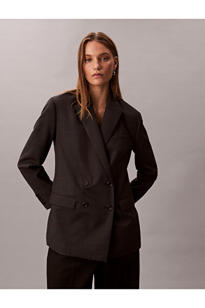 Calvin Klein Houndstooth Blazer