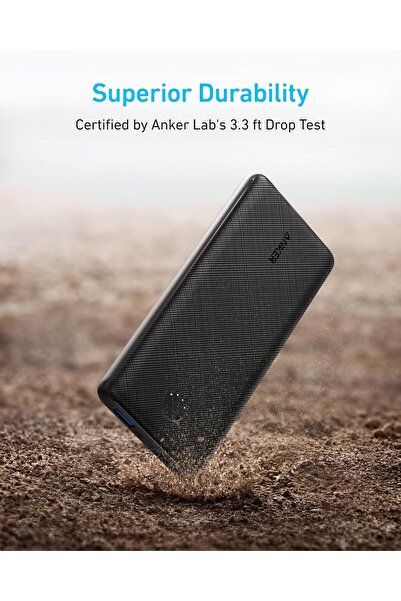 Generic Anker PowerCore 10000 Power Bank (10,000mAh) - Compact Portable Charger, PowerIQ, USB-C, Black