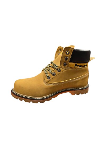 Prowolf Κίτρινες ανδρικές μπότες από μικροΐνες