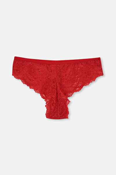 Eros Ersk1110 Red Lace Empty Cup Bra - Begonvile Tk