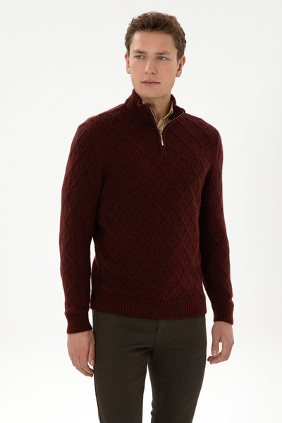 U.S. Polo Assn. Men's Burgundy Sweater 50315035-Vr177