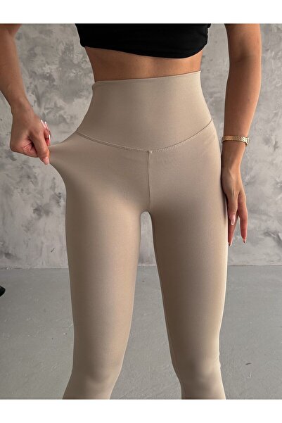 NOLYA MODA High Waist Fleece-Lined Winter No Show Belize Leggings