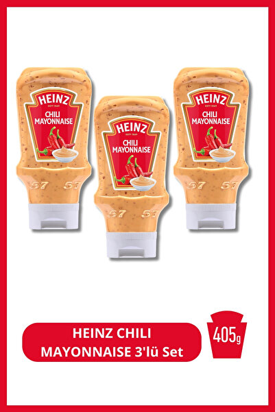 Heinz Chili (Acılı) Mayonez 405 GR 3'Lü Set