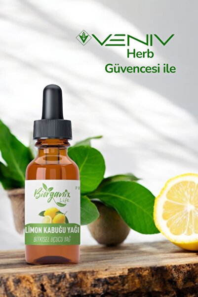 Veniv Herb 100% Natural Lemon Peel Oil - Herbal Essential Oil 20 ml