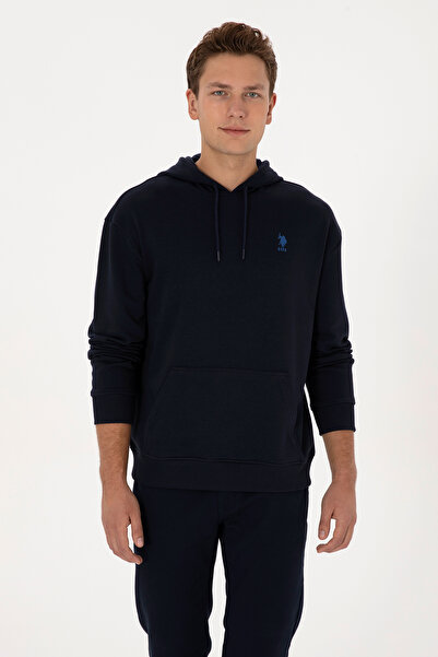 U.S. Polo Assn. Men's Navy Blue Basic Sweatshirt 50313746-Vr033