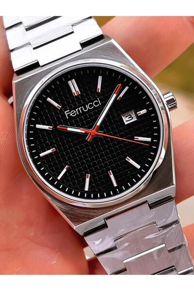 Ferrucci Steel Cord Calendar Dial 2 Years Warranty 3Atm Water Resistant Men's Wristwatch F.U3625.04