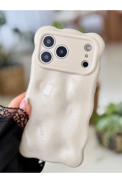 Go Aksesuar Iphone 17 Promax Uyumlu 3d Bubble Tasarımlı Pastel Renk Esnek Sil...