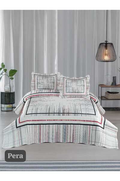 YÜNTEKS Örtüm Single Quilted Bedspread Pera